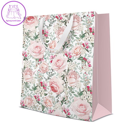 Darčeková taška  Gorgeous Roses large - 26,5x33,5x13 cm
