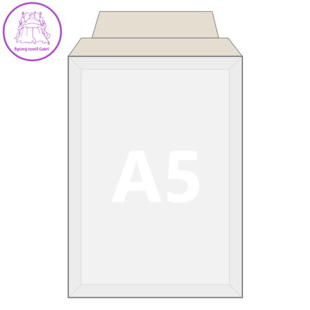 Obálka kartonová - formát A5, 1 ks