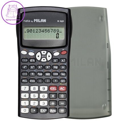 Kalkulačka MILAN vědecká 159110 Black, 240 funkcí