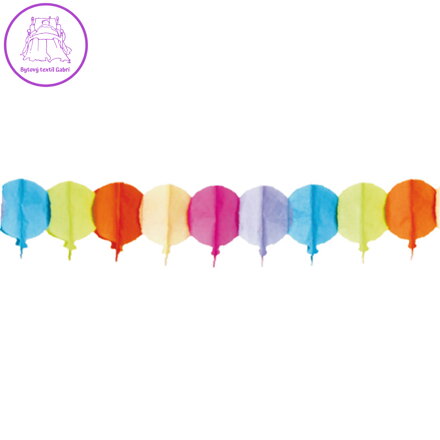 Girlanda papierová Balóniky 4 m