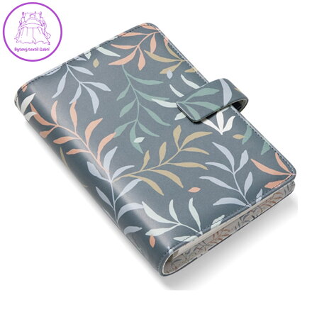 Diář Filofax Botanical modrý, osobní