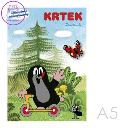 Omalovánky A5 Akim - Krtek