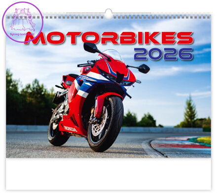 Nástěnný kalendář 2026 Motorky Nástěnný kalendář 2026 Motorky