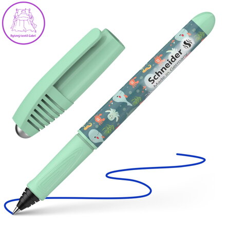 Roller bombičkový Schneider Zippi Happy Fish - modrá náplň