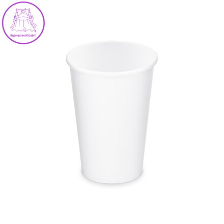 Papírový kelímek bílý Ø80mm 330ml `ML: 0,3L/10oz` [10 ks]