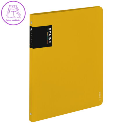 Pořadač PP A4 4kr. VERDE hořčice
