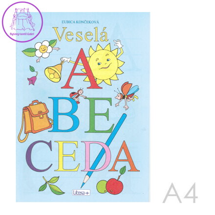Omalovánka A4 Litera - Veselá abeceda