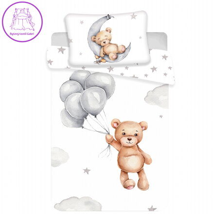 Jerry Fabrics Povlečení do postýlky Medvídek 02 baby 100x135, 40x60 cm