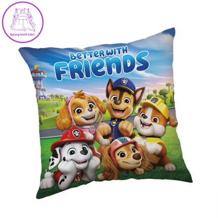 Jerry Fabrics Polštářek Paw Patrol 553 40x40 cm