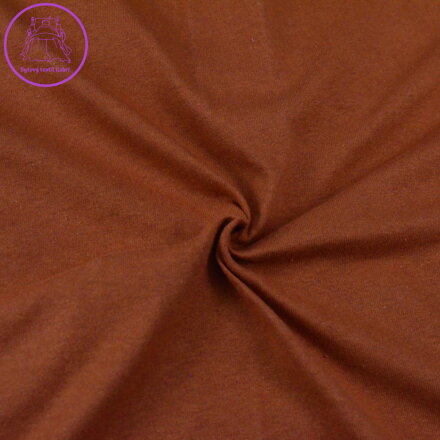 Jersey prostěradlo hnědé