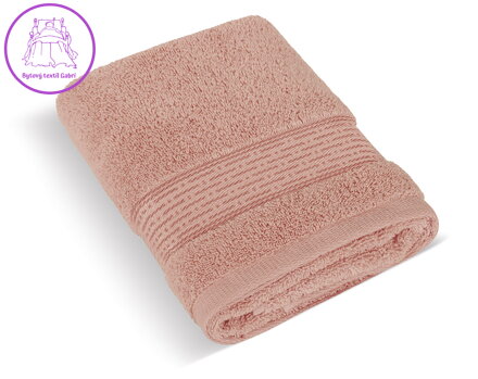 Froté ručník 50x100cm proužek 450g burgundy