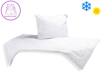 SET Přikrývka AntiStress celoroční 140x200cm 850g + Polštář UNICO AntiStress 70x90cm 900g