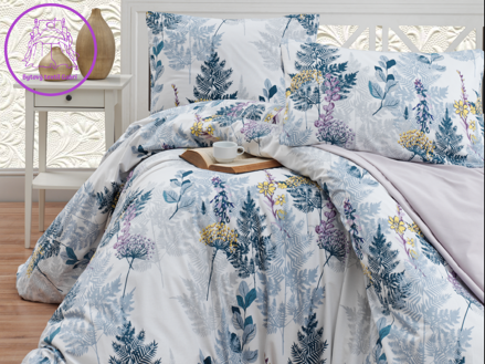 Bavlněný povlak na polštář 30x40 Wood grey