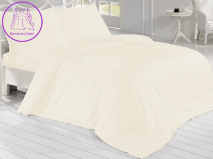 Saténový povlak na polštář 30x40cm smetanový