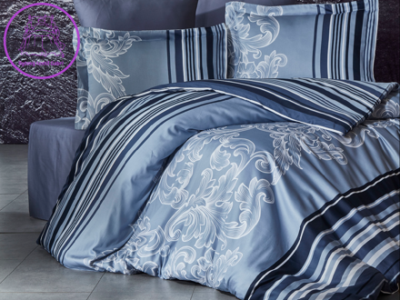 Saténový povlak na polštář 30x40cm Sonet grey