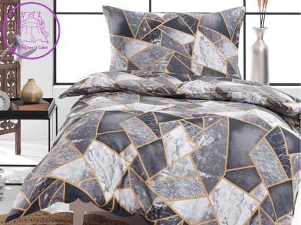 Saténový povlak na polštář Marble