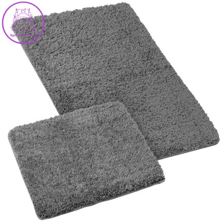 Koupelnová sada předložek Micro 60x100+60x50cm šedá