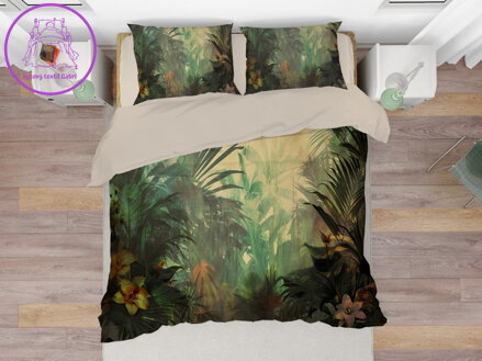 Moderní 3D povlečení 140x200, 70x90 Jungle