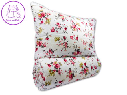 Povlečení krep 140x200, 70x90cm Rosario red