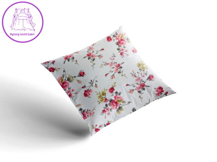 Krepový povlak na polštář Rosario red