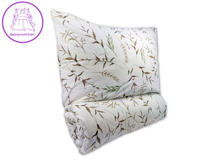 Povlečení krep 140x200, 70x90cm Verona natur