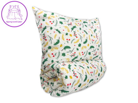 Vánoční povlečení francouzské bavlna 240x220,70x90 Runa