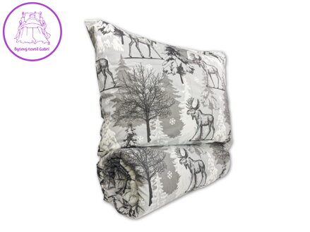 Vánoční povlečení francouzské bavlna 240x220,70x90 Lara