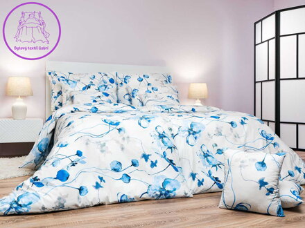 Povlečení krep Bloom elegance banán 140x200, 70x90 cm