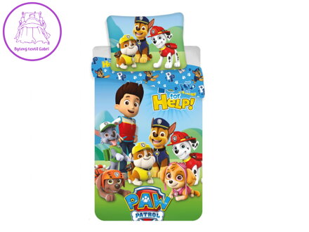 Jerry Fabrics Povlečení Paw Patrol 137 140x200, 70x90 cm