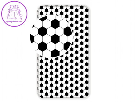 Jerry Fabrics Prostěradlo Fotbal 90x200x25 cm