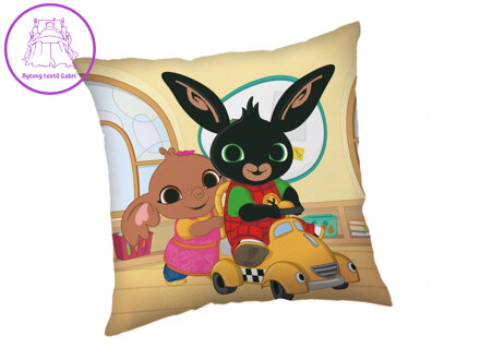 Polštářek Králíček Bing Lets Play 40x40 cm