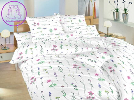 Dadka Povlečení bavlna Herbal starorůžový 140x200, 70x90 cm