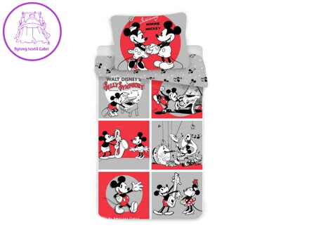 Jerry Fabrics Povlečení MM classics 140x200, 70x90 cm