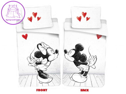 Povlečení MM in love 02 140x200, 70x90 cm