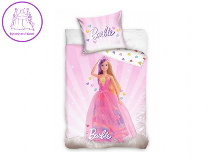 Povlečení Barbie Růžový svět 140x200, 70x90 cm