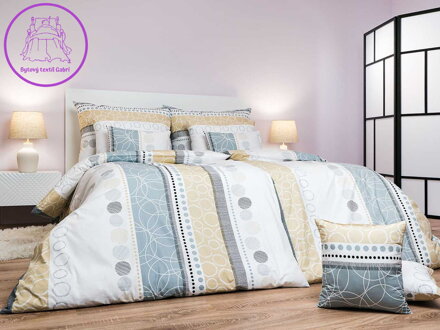 Dadka Povlečení flanel Ateliér béžový 140x200, 70x90 cm