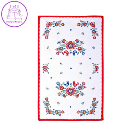 Forbyt Utěrka Folklor červená 72x44 cm 1 ks