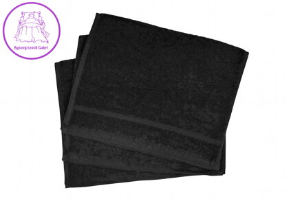 Profod Ručník Sofie černá 30x50 cm