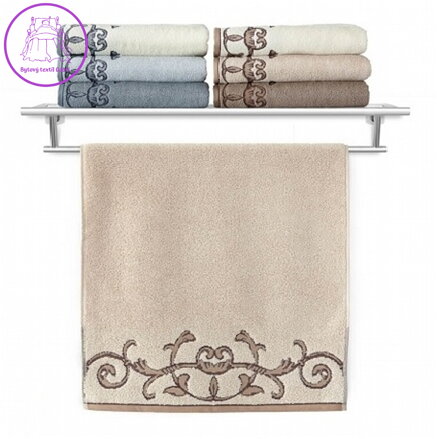 Veba Osuška Terry Barocco I. béžová 70x140 cm Veba Osuška Terry Barocco I. béžová 70x140 cm