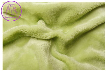 Svitap Prostěradlo mikroflanel pistáciové 90x200x20 cm