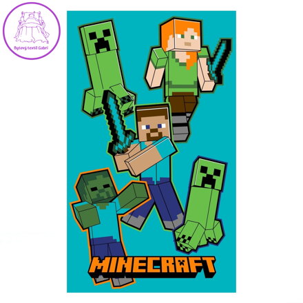 Jerry Fabrics Dětský ručník Minecraft Crawler 30x50 cm Jerry Fabrics Dětský ručník Minecraft Crawler 30x50 cm