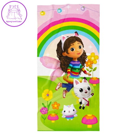 Carbotex Osuška Gábinin Kouzelný Domek Kočičí Víla 70x140 cm