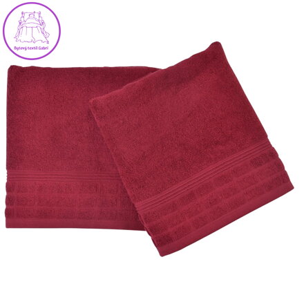 Praktik Ručník RINGO 50x100 cm bordó Praktik Ručník RINGO 50x100 cm bordó
