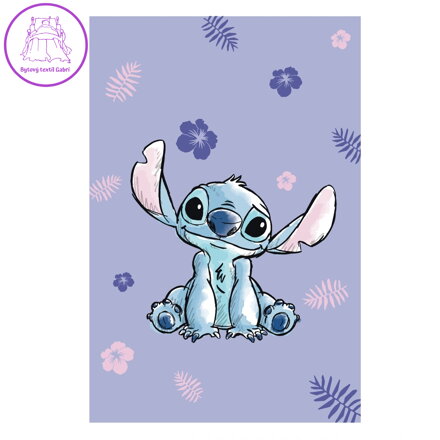 Jerry Fabrics Mikroflanelová deka Lilo a Stitch 100x150 cm Jerry Fabrics Mikroflanelová deka Lilo a Stitch 100x150 cm