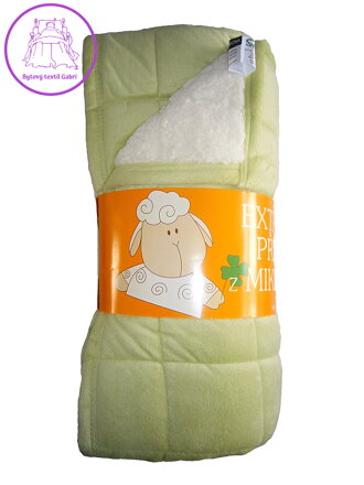 Svitap Deka mikrovlákno Ovce prošev pistácie 150x200 cm