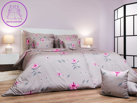 Dadka Povlečení flanel Ibišek opál 140x200, 70x90 cm Dadka Povlečení flanel Ibišek opál 140x200, 70x90 cm
