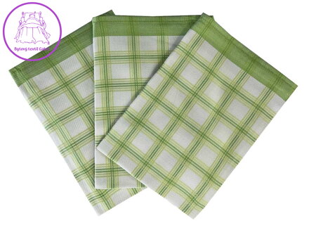 Svitap Utěrka Bambus 50x70 cm Kostka velká zelená 3 ks