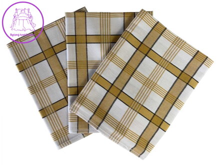 Svitap Utěrka Extra savá 50x70 cm Káro okr 3 ks Svitap Utěrka Extra savá 50x70 cm Káro okr 3 ks