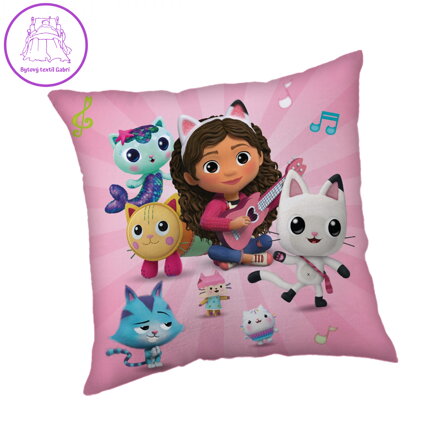 Jerry Fabrics Polštářek Gabbys Dollhouse 02 40x40 cm