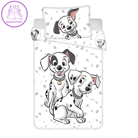 Jerry Fabrics Povlečení do postýlky 101 Dalmatians 03 baby 100x135, 40x60 cm